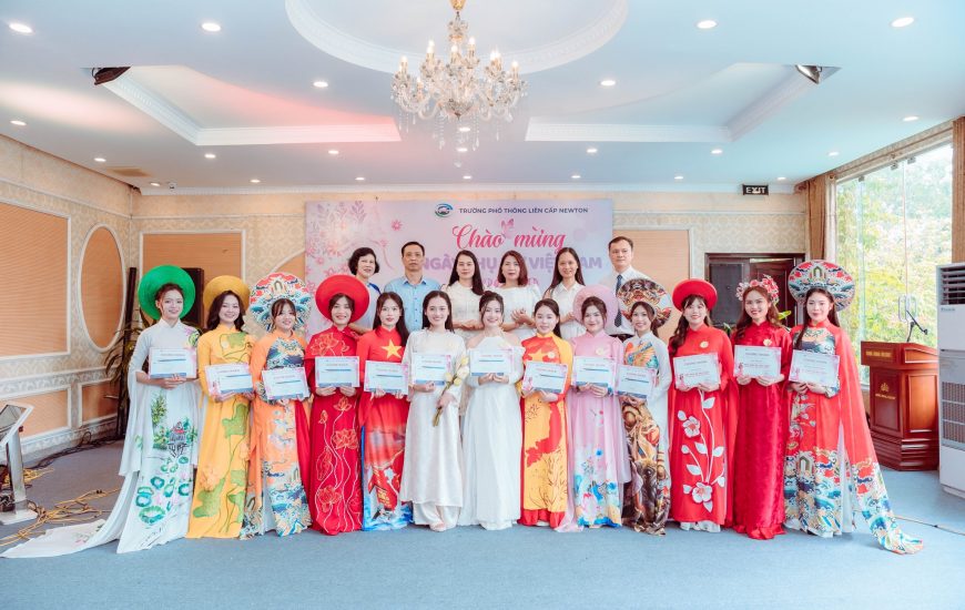 CELEBRATING WOMEN AT NEWTON GRAMMAR SCHOOL ON VIETNAMESE WOMEN’S DAY, OCTOBER 20