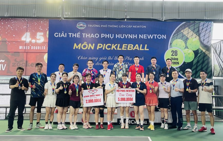 SÔI NỔI GIẢI THỂ THAO PHỤ HUYNH NEWTON – CHÀO MỪNG GIẢI THỂ THAO PHỤ HUYNH TẬP ĐOÀN GIÁO DỤC EQUEST