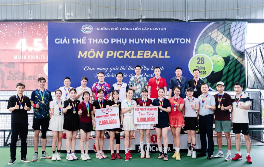 SÔI NỔI GIẢI THỂ THAO PHỤ HUYNH NEWTON – CHÀO MỪNG GIẢI THỂ THAO PHỤ HUYNH TẬP ĐOÀN GIÁO DỤC EQUEST